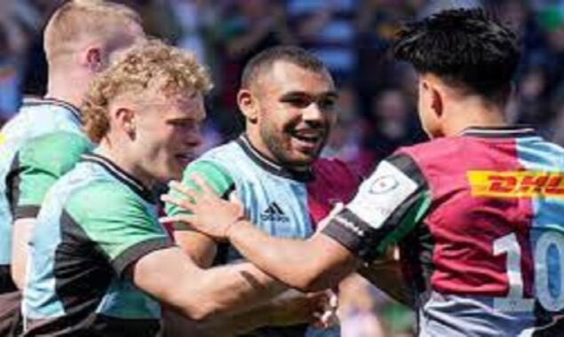 Harlequins secure a place in the play-offs with a dramatic victory at Twickenham