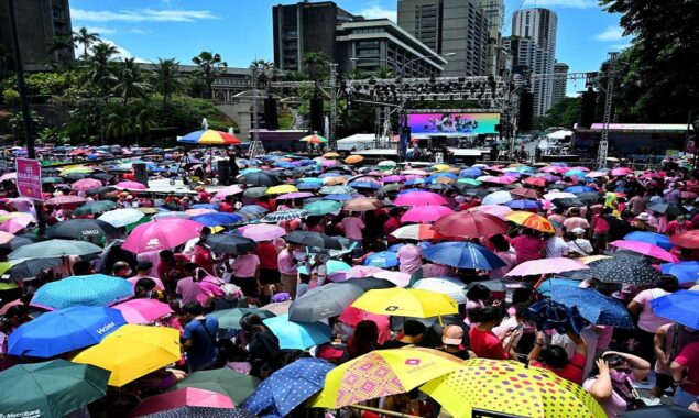 Philippine police claim the country is peaceful ahead of the election