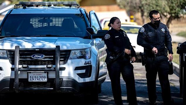 A party shooting in San Bernardino, California leaves one person dead and eight others wounded.