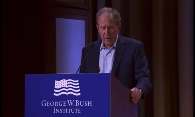 Bush condemns the ‘invasion of Iraq,’ in a ‘Freudian mistake’
