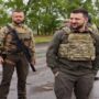 Zelensky visits the front lines of Kharkiv, in north-east Ukraine