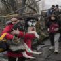 Ukrainians flee to Zaporizhzhia, leaving their loved ones behind