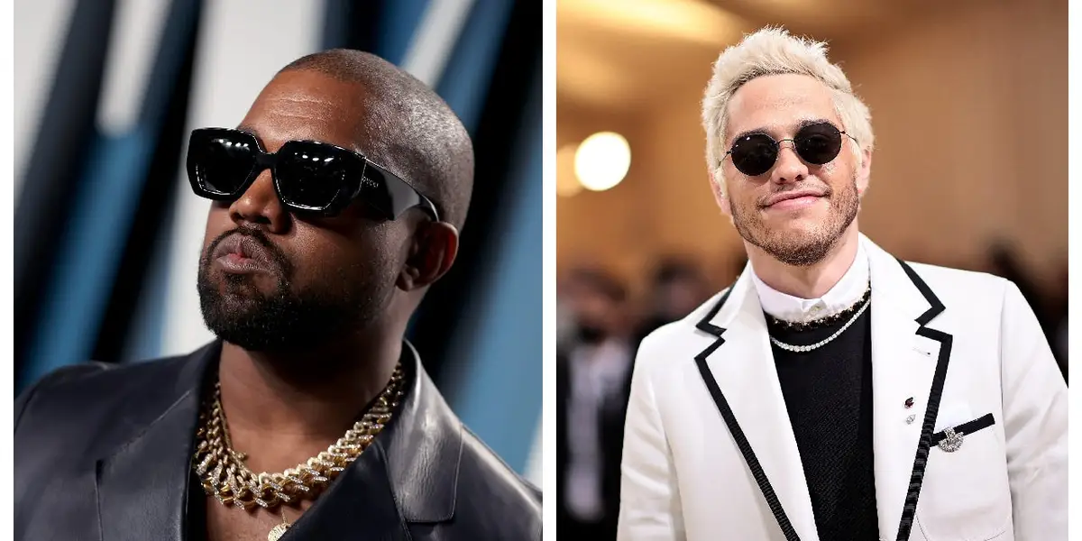 Pete Davidson and kanye west