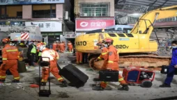Police in China have arrested nine people in connection with a building collapse