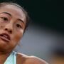 ‘I wish I was was a man’, say Zheng Qinwen as her French Open title fades away