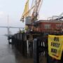 Greenpeace prevents a tanker transporting Russian petroleum from docking in the UK
