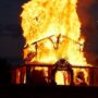 More than 10,000 people witness the ‘cathartic moment of rebirth’ as the coronavirus memorial burns down