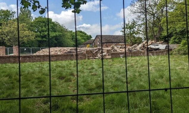 300 year old pub bulldozed in Lancashire without permission