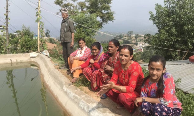Farmers in Nepal tap into harvesting raindrops as springs dry up