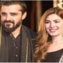 Pictures of Hamza Ali Abbasi with Naimal Khawar and his sister Dr. Fazila Abbasi