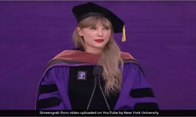 Taylor Swift tells NYU graduates at commencement that everything will be fine