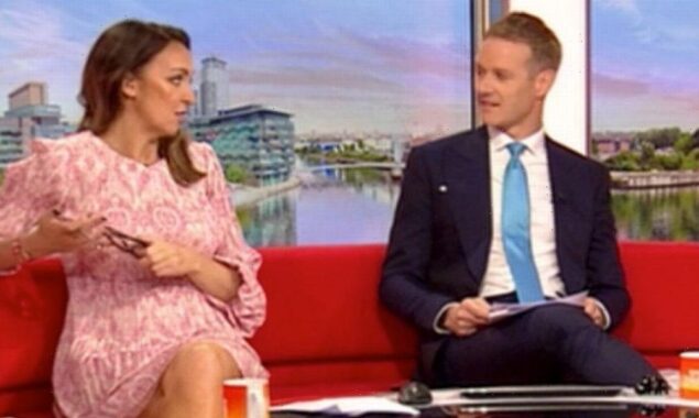 BBC Breakfast’s Dan Walker describes guest Mishap as they ‘stick tongue’ down his throat