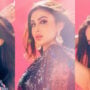 Mouni Roy looks like a classic bombshell in this shimmery saree; see photos!