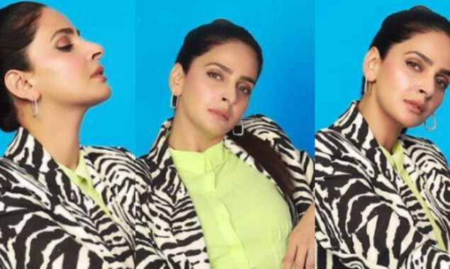 Saba Qamar romantic floral dream in latest photoshoot