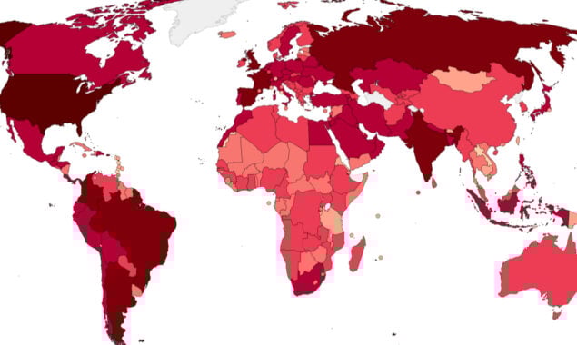 COVID-19 cases worldwide