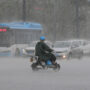China issued blue alert for rainstorms