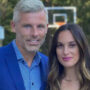Hannah Berner and comedian Des Bishop marry in a Hamptons beach wedding