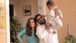 Iqra Aziz and Yasir Hussain share dreamy Eid photos with little Kabir