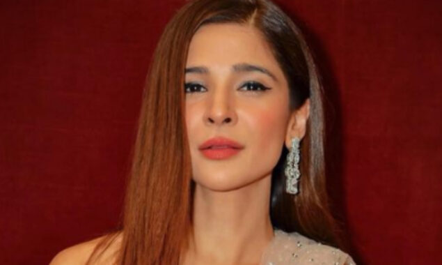 Ayesha Omar looks like a classic bombshell in this shimmery saree; see photos!