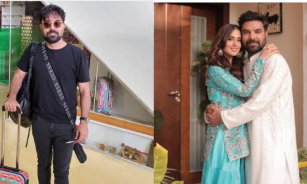 Iqra Aziz is a “proud wife” as her husband heads to the UK 