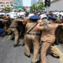 Sri Lankan police officer was attacked by mob