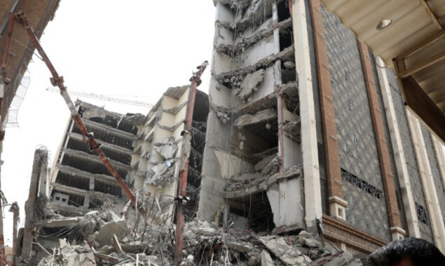 Building collapse in Iran