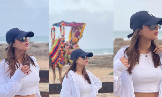 Saboor Aly enjoy a relaxing weekend at beach, See Photos