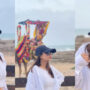 Saboor Aly enjoy a relaxing weekend at beach, See Photos