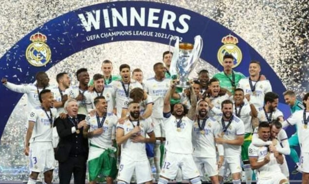 Real Madrid crowned UCL 2022 winners