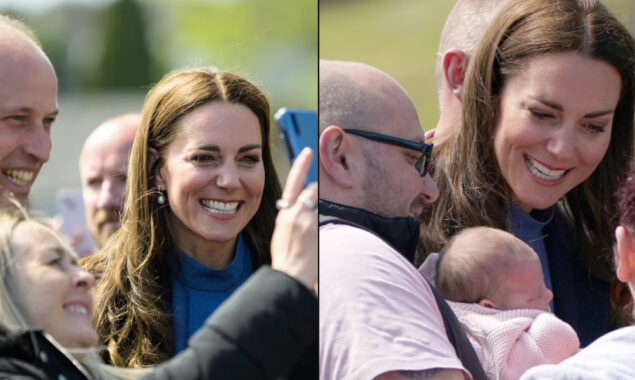 Prince William and Kate Middleton took pictures and played with local kids in Scotland