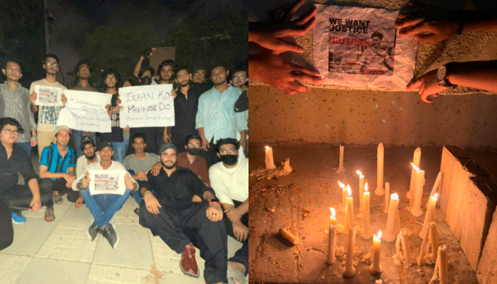 peaceful protest for Jazlan