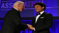 Trevor Noah’s mocking of Biden has gone viral on the internet