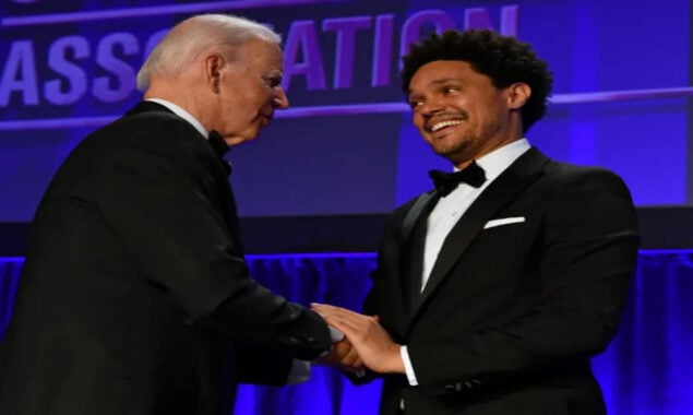Trevor Noah’s mocking of Biden has gone viral on the internet