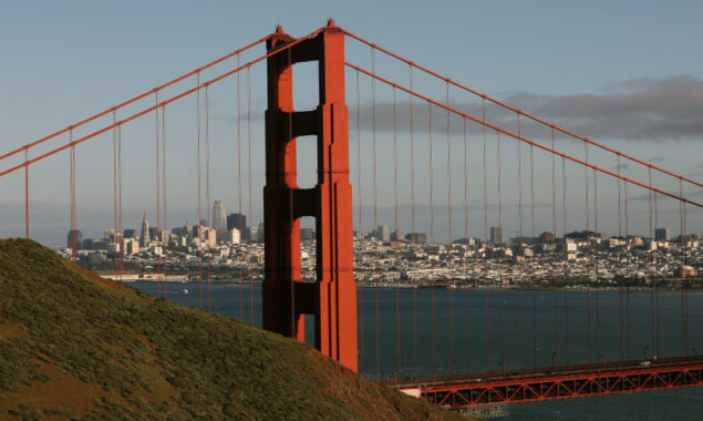 Two people were killed in an aircraft crash near the Golden Gate Bridge.
