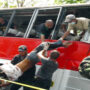 A bus blast in southern Philippines injured two people