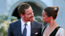 Michael Fassbender and Alicia Viklander