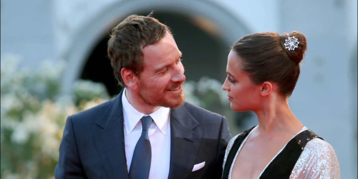 Michael Fassbender and Alicia Viklander