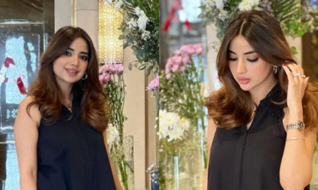Saboor Ali looks charming in a black outfit, See photos