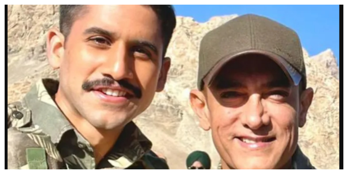 Naga Chaitanya and Aamir Khan