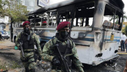 Protests: Sri Lankan troops have been ordered to open fire on looters and vandals