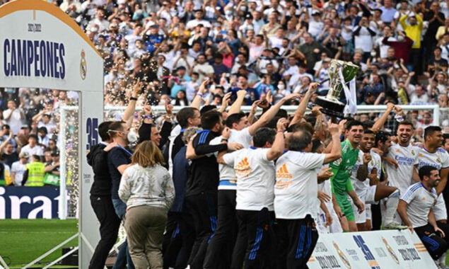 Real Madrid wins 35th La Liga title