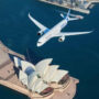 Qantas made announcement for non-stop flights from Australia to New York and London