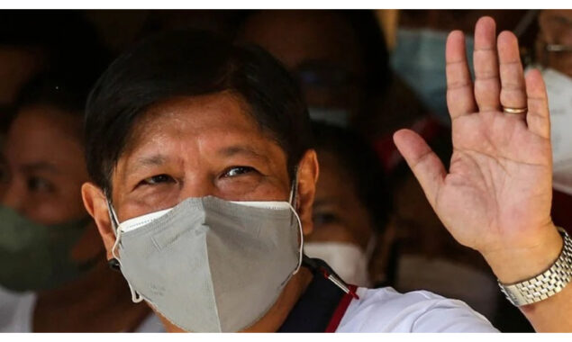 Dictator’s son Marcos holds runaway lead in Philippine presidential poll