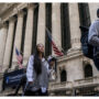 US stocks end volatile day mixed ahead of inflation data