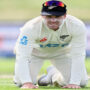 Henry Nicholls avoids catastrophic harm after calf strain
