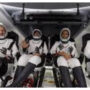 Four astronauts return home after a six-month trip in a SpaceX capsule.