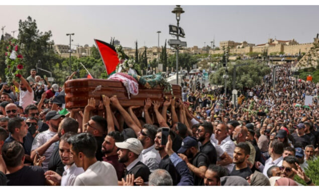 Thousands mourn at Jerusalem funeral for Al Jazeera journalist
