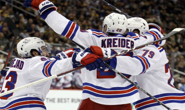Rangers defeat Pens; forcing game seven on Sunday
