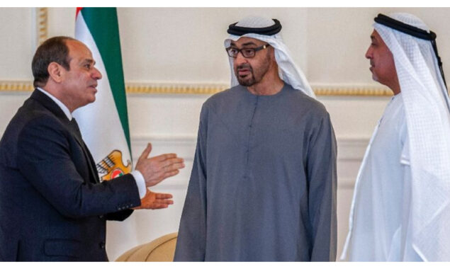 New UAE president meets Macron as world leaders stream in