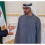 New UAE president meets Macron as world leaders stream in